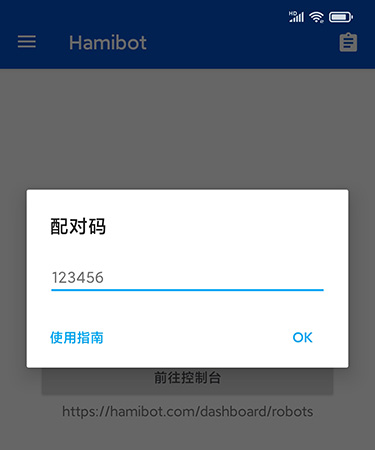 输入配对码